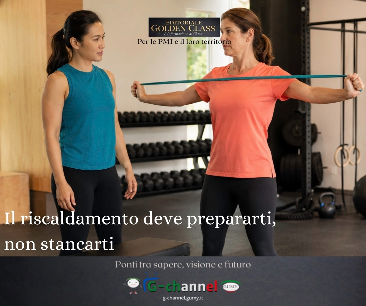 Il riscaldamento deve prepararti, non stancarti